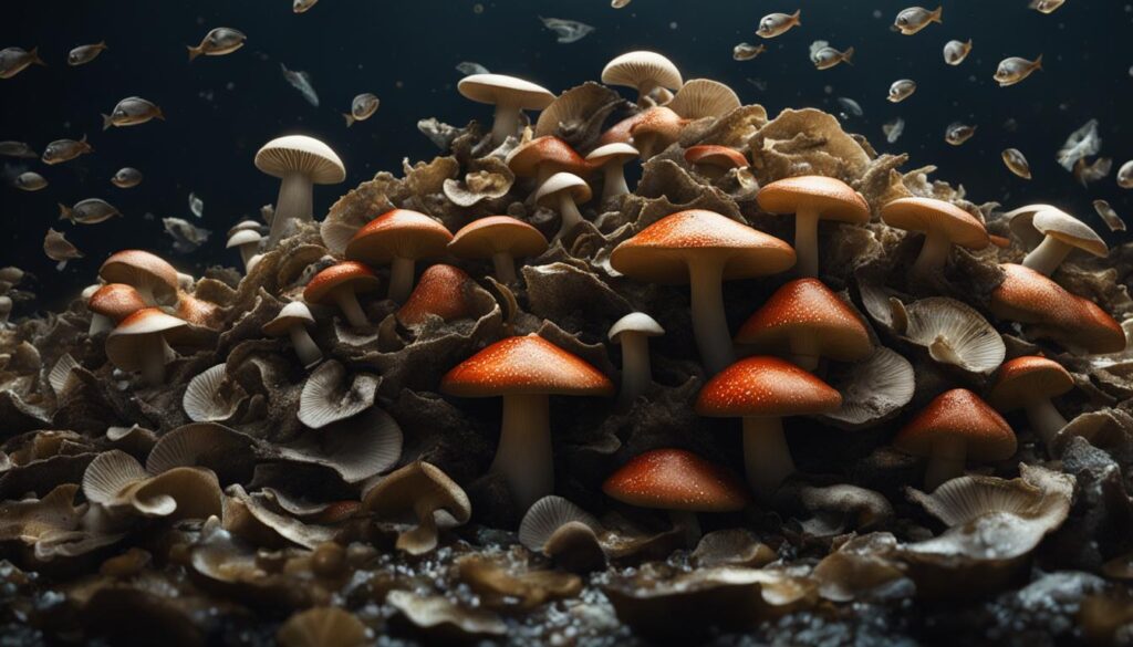 fishy-smelling mushrooms