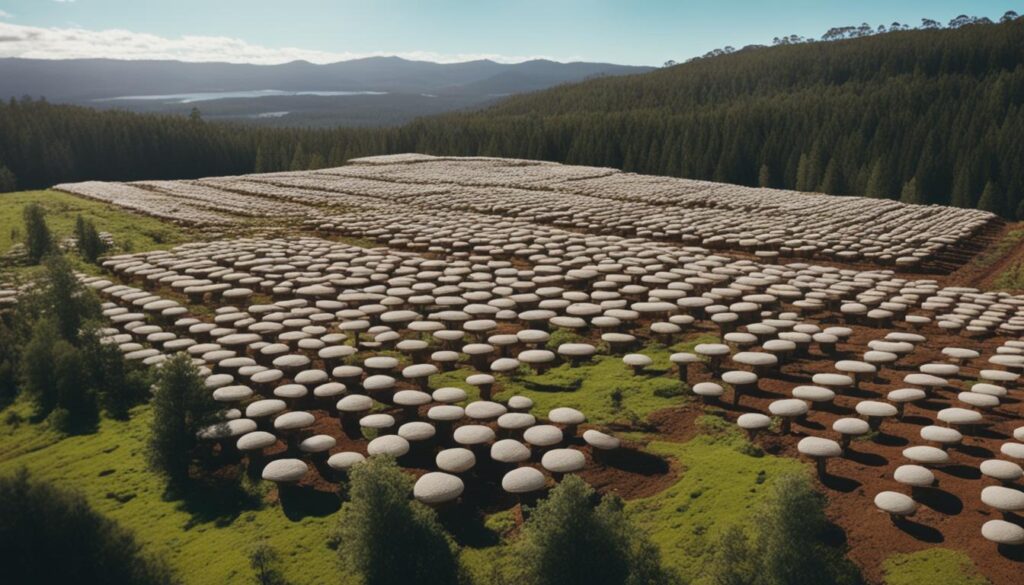Cultivation of reishi mushrooms in Australia