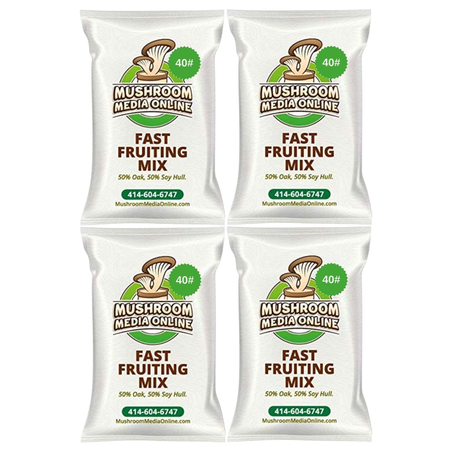 1739734623_71DboMEwmSL._SL1500_.jpg Fast Fruiting Pellets, aka Masters Mix (50% Oak and 50% Soy) - Ideal and Fast-Growing Substrate for Mushroom Cultivation, Oyster Mushrooms, Shiitake, and More (40, Pounds)