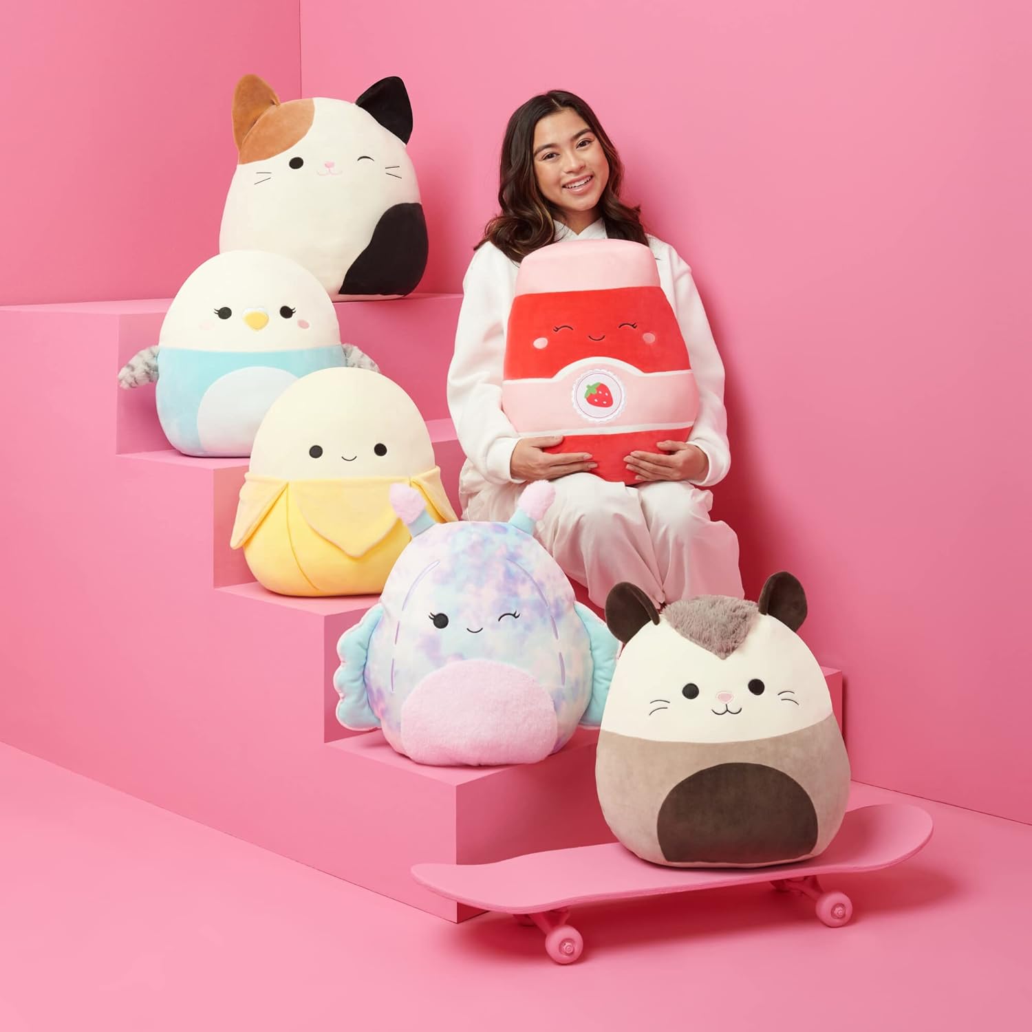 1740595559_715kSztAt2L._AC_SL1500_.jpg Squishmallows Original 12-Inch Nico Orange Axolotl - Medium-Sized Ultrasoft Official Jazwares Plush - Image 6