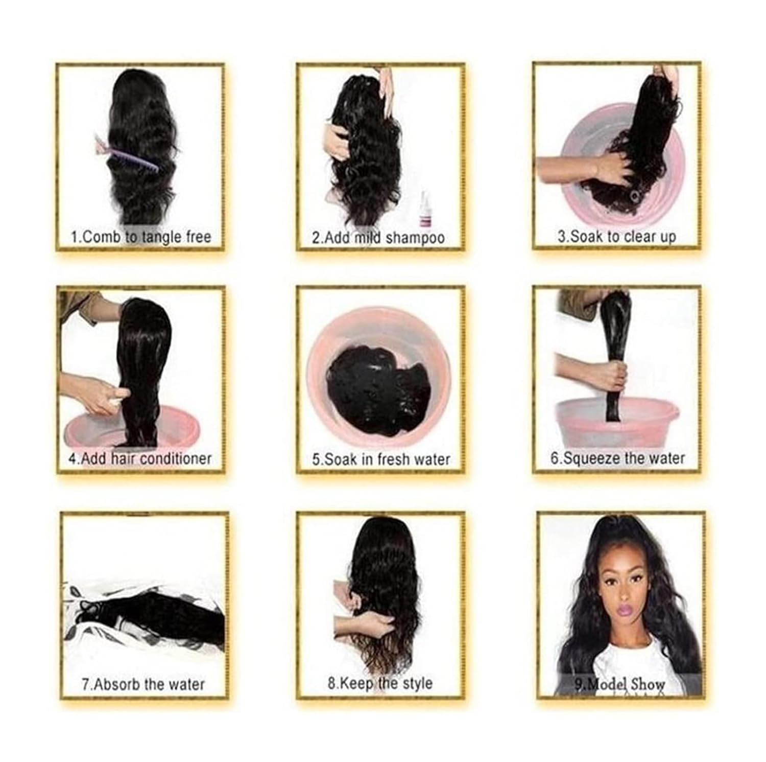1740783456_71usCPq24XL._SL1500_.jpg wig Afro Girls Cosplay Mushroom Wig Short Haircut With Bangs Bob Wig For Black Boy Wig for Daily Party color - Image 7
