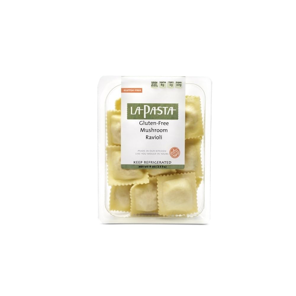 417vjFEd1CL._SL1000_.jpg La Pasta Gluten Free Mushroom Ravioli (Case of 8)