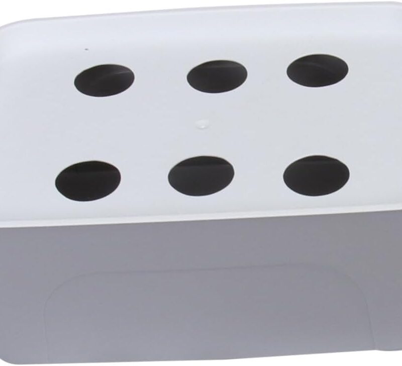 1pc Box Growing Machine Supplies Fish Grade Filters Kit Smart Water Mini Hydroponics Planters Cup Bucket with Lid Tank Net Plants Pots Harvest Food Smart Planter Top Buckets White