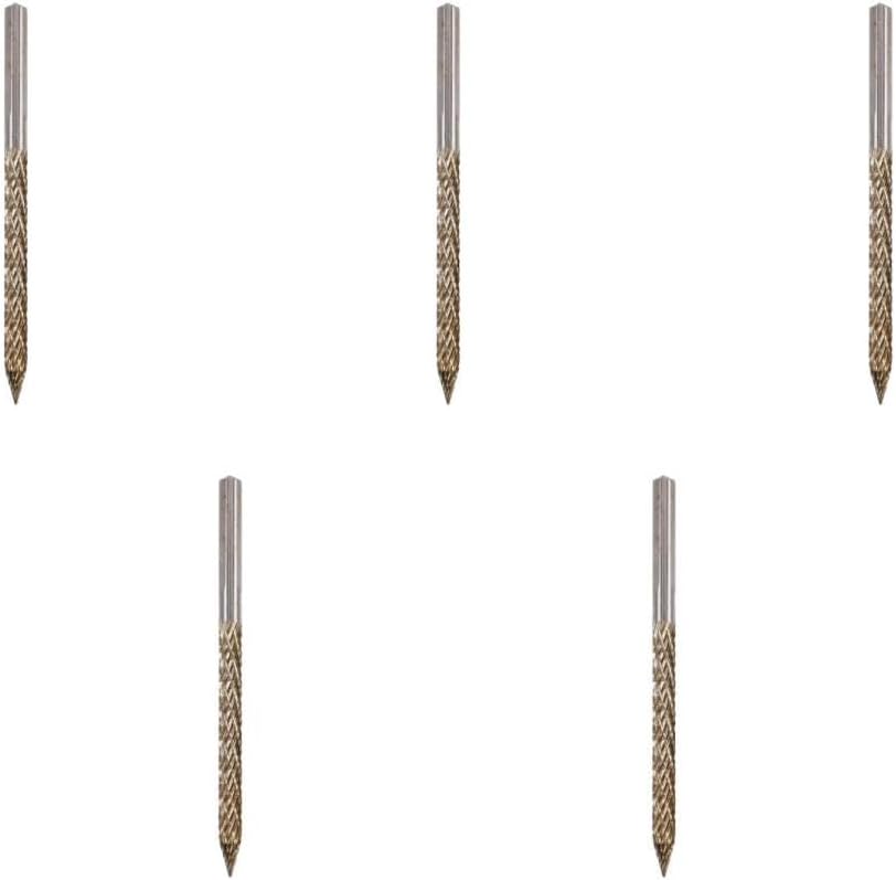 41brfZodZwL._AC_SL1201_.jpg SOLUSTRE 5pcs Mushroom Nail Drill Bit Automotive Tools Automobile Car Tool Flat Reamer Repair Tool Tire Carbide Burr Drill Bit Tire Plug Tool Tire Repair Drill Reamer Metal Silver