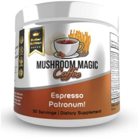 Mushroom Magic Coffee, Espresso Patronum, Dietary Supplement, 30 Servings