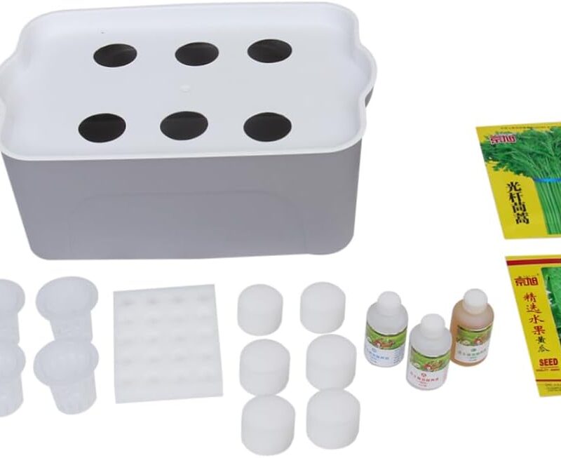 1pc Box Growing Machine Smart Planter Hydroponic Food Grade Bucket Mini Microgreens Growing Kit Mushroom Growing Kit Fish Pot Sprouts Growing Kit Cup Harvest Supplies Buckets White
