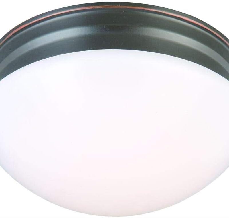 Oil Rubbed Bronze LED Mushroom Flush Mount
