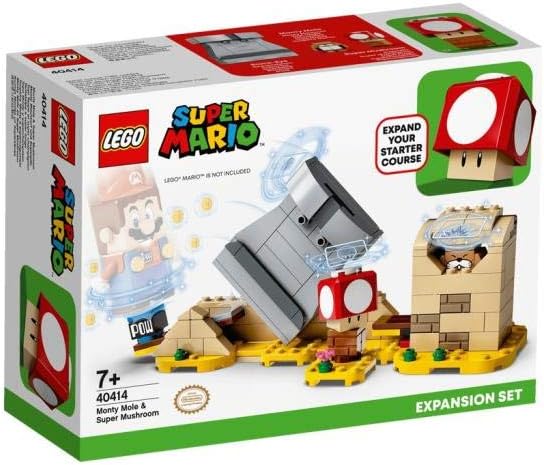 LEGO 40414 Super Mario Monty Mole & Super Mushroom Expansion Exclusive