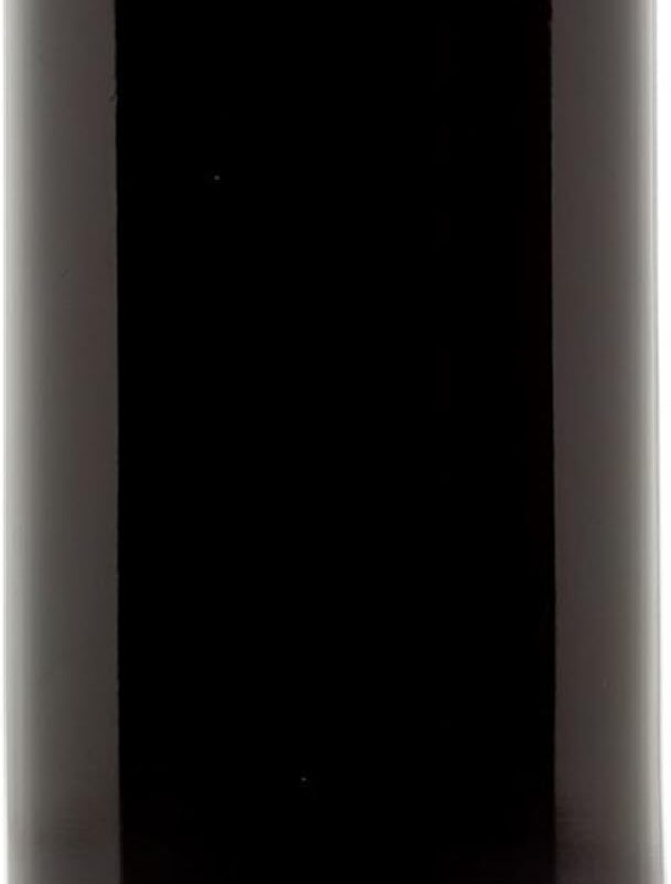 Infinity Jars Classic Black Glass Jar 500 ml (17 Fl Oz) Ultraviolet Airtight Smell Proof, Refillable Container, Screw Top Jar For Long Term Storage Coffee, Spices, Dried Goods Jar For Kitchen 3 Pack