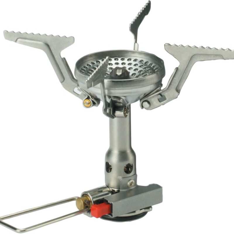 SOTO Amicus Stove with or without Igniter Camping Stove - Superior Under Windy Conditions, Shock Resistant, and Low-cost With High-end Performance Stove