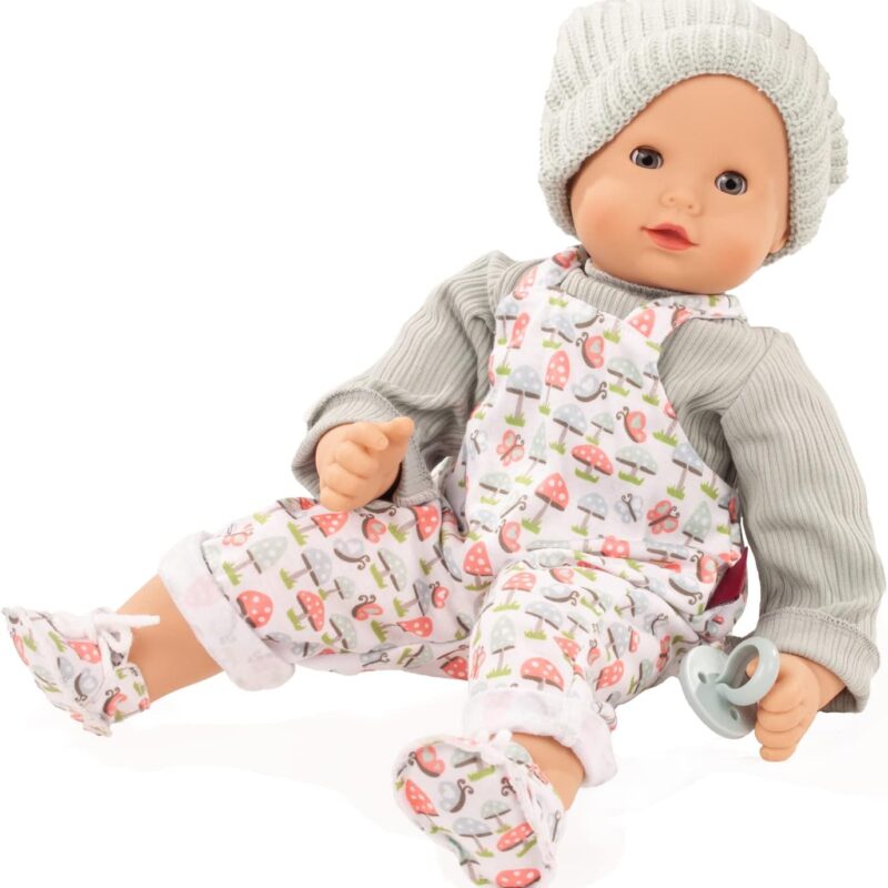 Gotz Maxy Muffin Lucky Mushroom - 16.5" Soft Bald Baby Doll