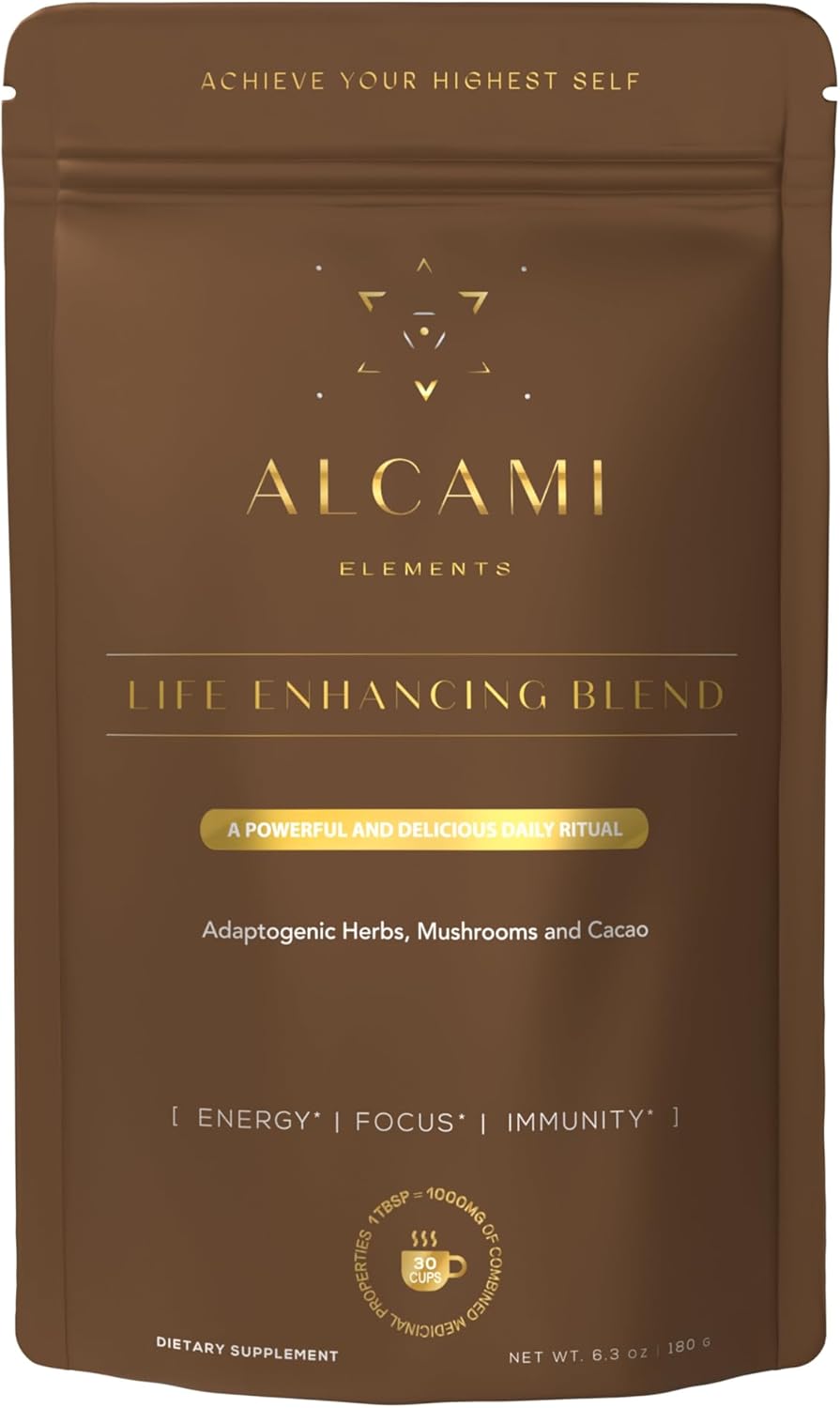 610DI10vssL._AC_SL1500_.jpg Life Enhancing Cacao Mushroom Powder – Advanced Mushroom Supplements for Calm, Focus, Imm-une Support – All-Natural Formula with 9 Potent Ingredients – 6.3oz