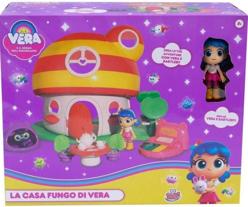 Vera and the Kingdom of the Rainbow, Mushroom House with Accessories Included, TRK06000