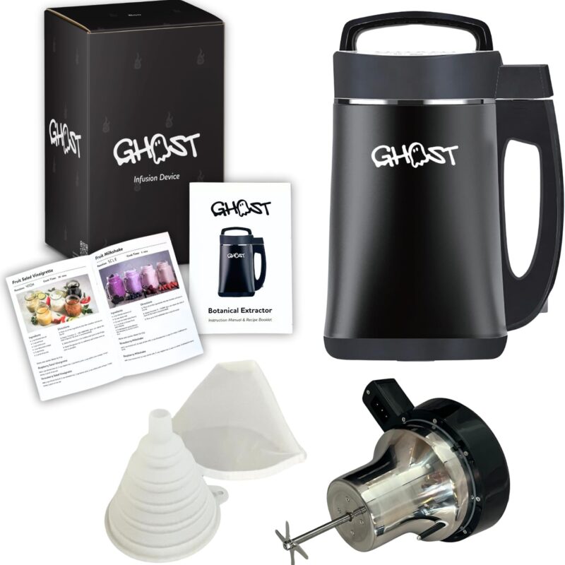 Ghost Infuser - Herbal Botanical Extractor and Oil Infusion Machine - Fully Customizable Settings - Easy to Use to Make Your Own Infused Oil Edibles & Treats