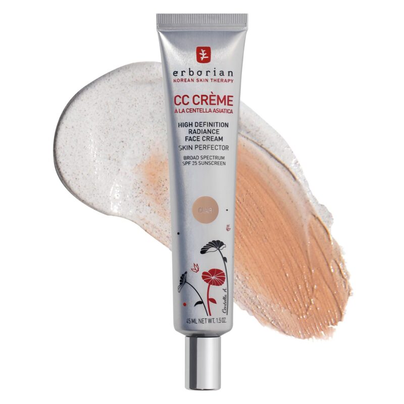 Erborian Color Correcting CC Cream with Centella Asiatica - Light Multi-Purpose Facial Concealer