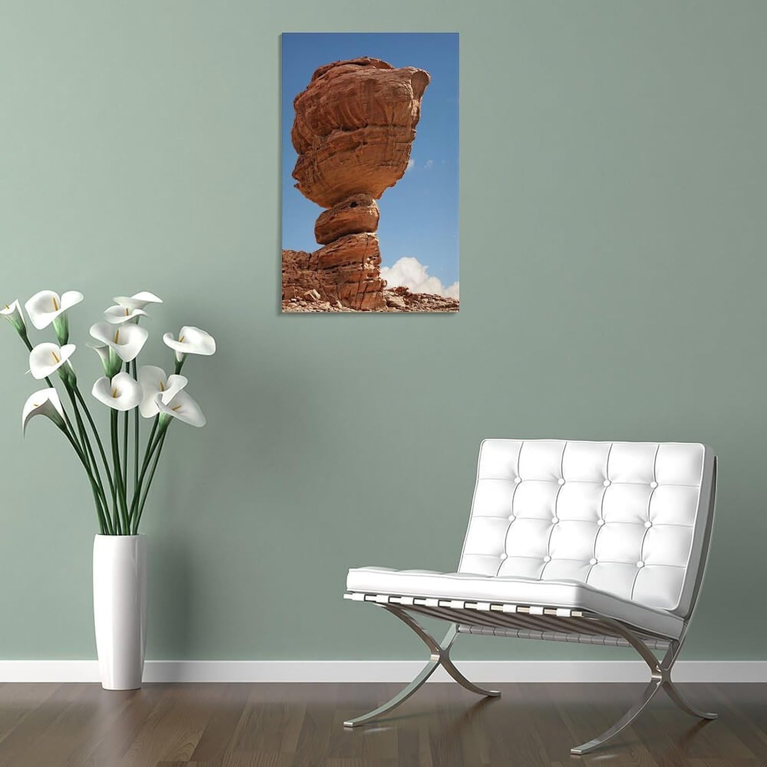 61WtA-IamlL._AC_SL1500_.jpg Wall Posters Mushroom Rock Pedestal Landscape Poster Prints Poster Decorative Painting Canvas Wall Art Living Room Posters Bedroom Painting 20x30inch(50x75cm) - Image 5