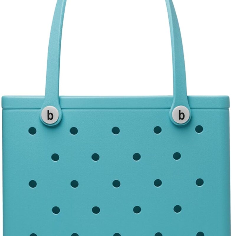 Small Waterproof Washable Tote for Beach Boat Pool Work Sports 15x13x5.25 - Lightweight Cute Tote Bag