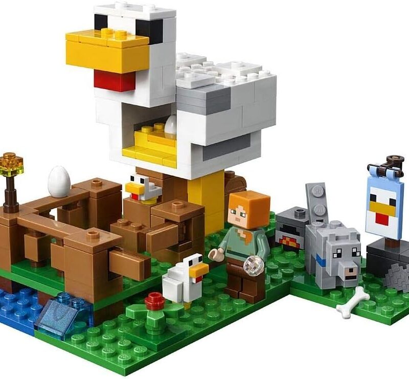 LEGO Minecraft The Chicken Coop 21140 Building Kit , 84 months to 168 months(198 Pieces)