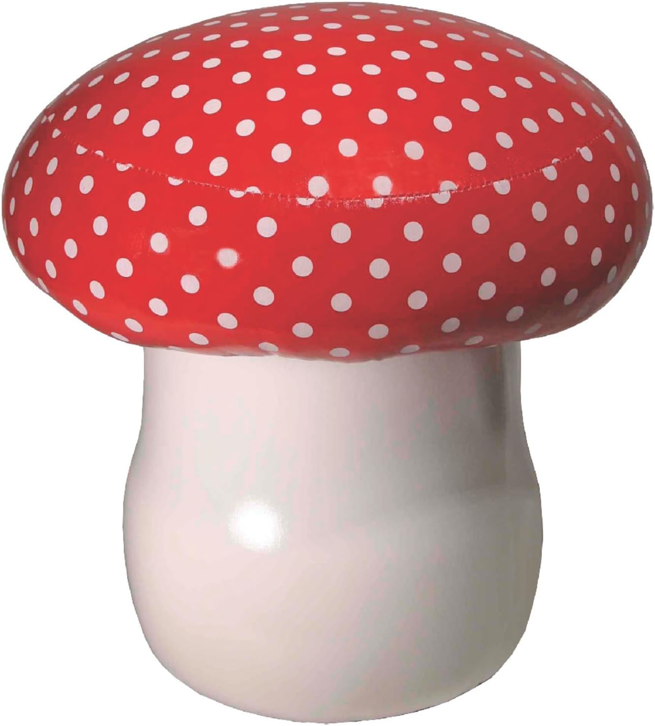 61r98iUdRPL._AC_SL1500_.jpg Streamline Imagined Comfy Toadstool, Cushioned, Red, White - Image 2