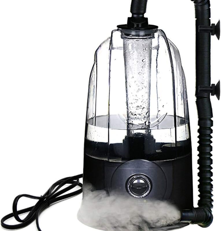 Reptile Fogger Terrariums Humidifier Fog Machine Mister 3L Large Size Ideal for Paludarium/Vivarium/Reptiles/Amphibians/Herps