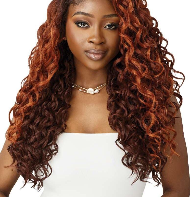Outre Lace Front Wig - Perfect Hair Line 13X6 - Esmera (DR4/MUSHROOM BLONDE)