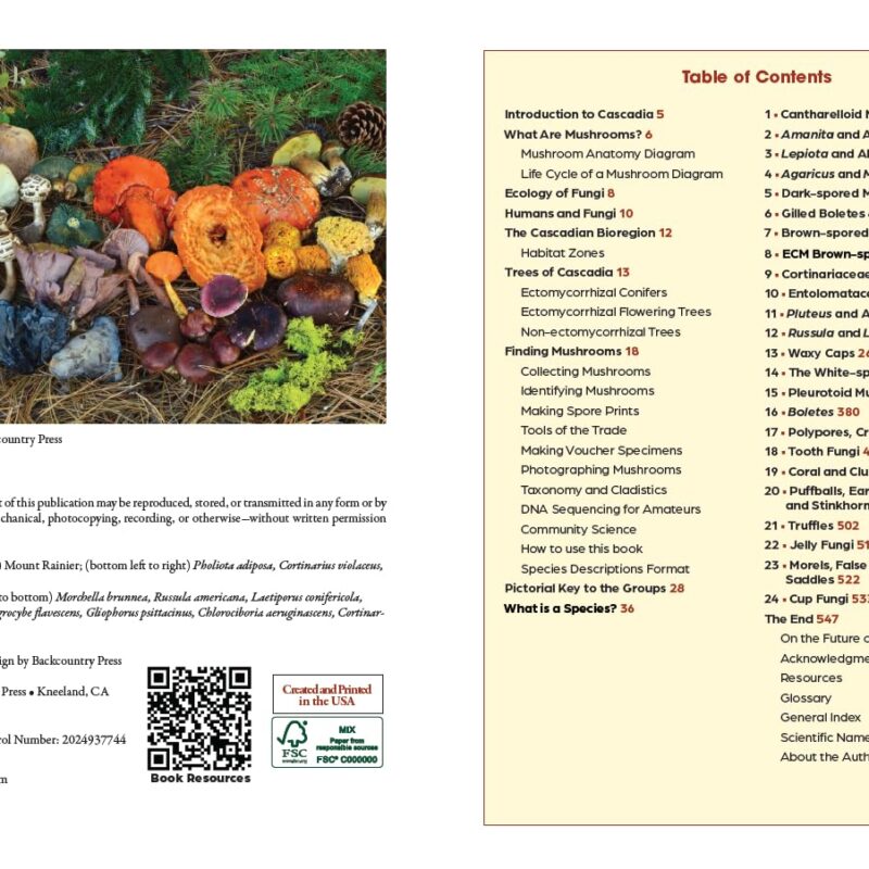 Mushrooms of Cascadia: A Comprehensive Guide to Fungi of the Pacific Northwest