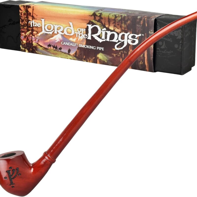 Pulsar Shire Pipes - GANDALF Cherry Churchwarden Tobacco Pipe - 13" Long - Officially Licensed The Lord of the Rings Collectible