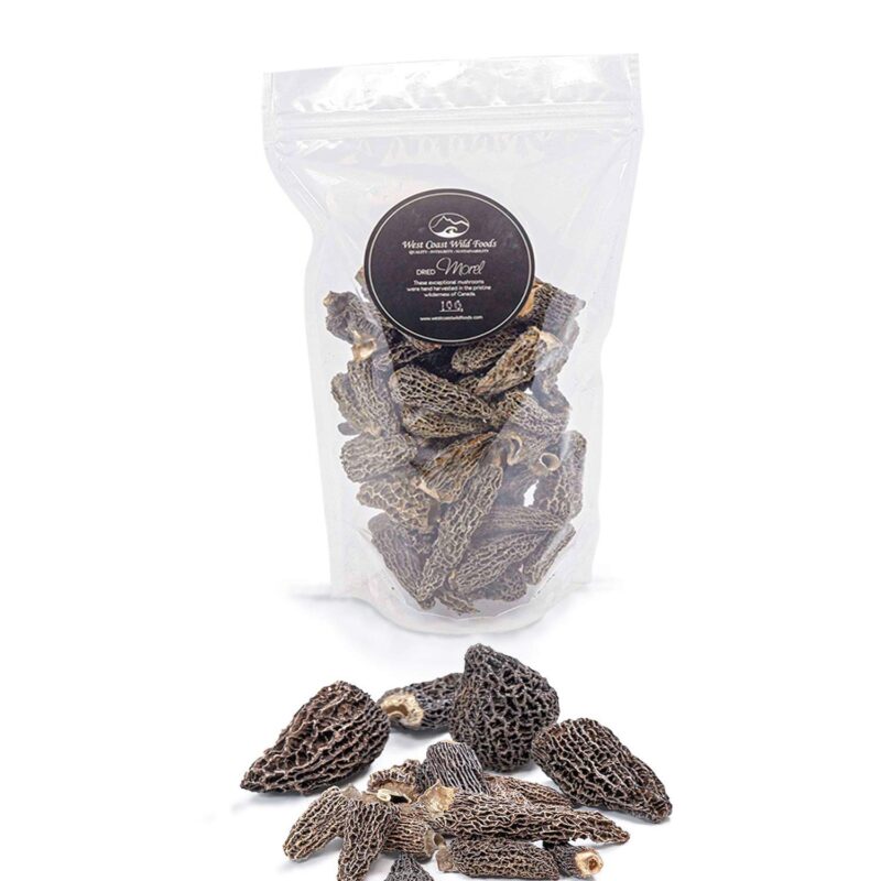West Coast Wild Foods | Dried Wild Mushrooms (Morel, 3.5oz - 100g)