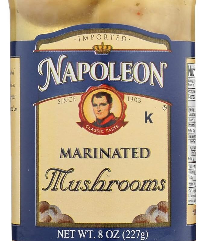 Napoleon Marinated Mushrooms, 8 Ounce (Pack of 12)