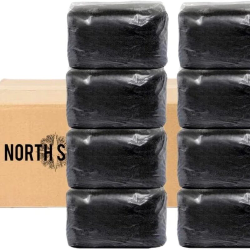 North Spore (8-Pack) ‘Boomr Bag’ Manure-Based Sterile Mushroom Bulk Substrate, 5 lbs Each | Maximum Yield Formula | Grow Dung-Loving Mushrooms Made in USA