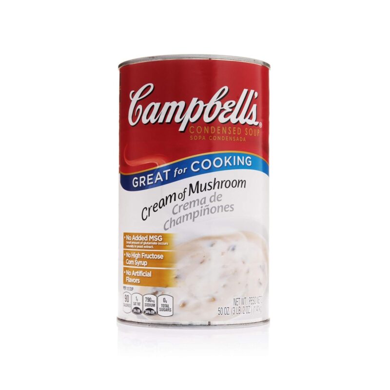 Campbell's Classic Condensed Cream of Mushroom Soup, 12 Pack, 50 Ounce