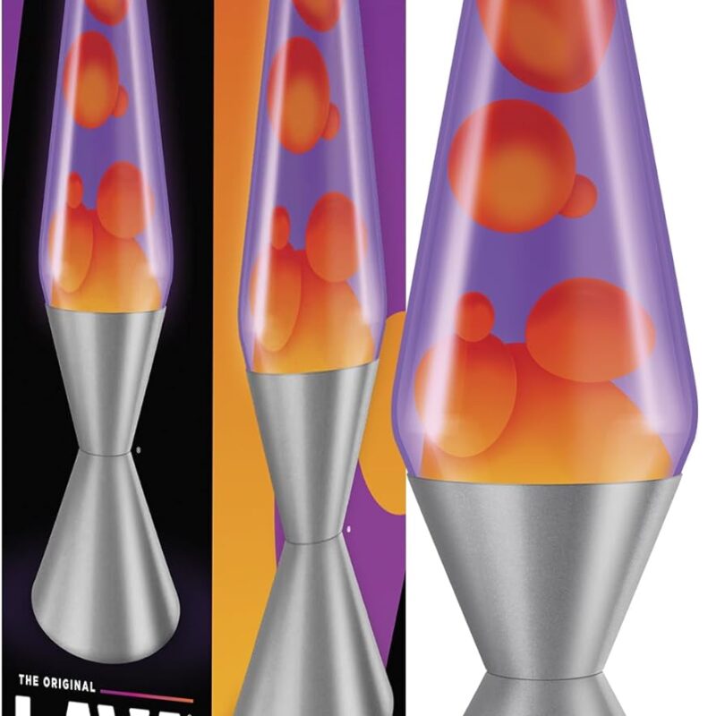 LAVA® Lamp - Large 52oz 16.3" - Vivid Twilight - The Original Motion Light - Orange and Purple Liquid - Item #5119 (Amazon Exclusive)
