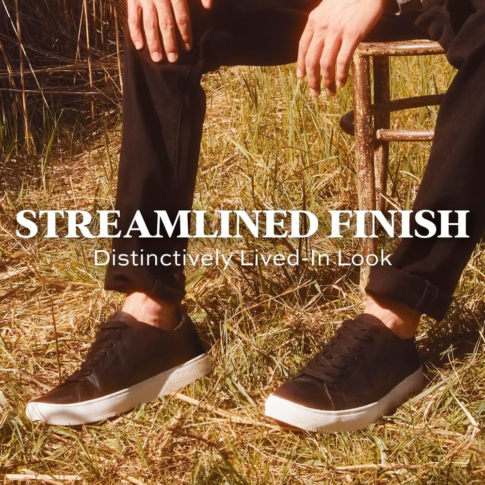 71kjSRhMQfL._AC_SL1000_.jpg Frye Astor Low Lace Sneakers for Men Crafted from Leather with Artisanal Hand-Tacking Details, Cushioned Poron Footbeds, Padded Collar and Tongue, and Waxed Cotton Laces - Image 7