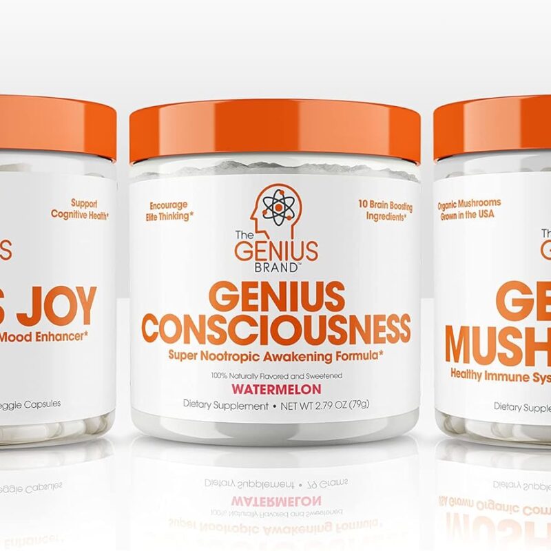 The Genius Brand - The Super Nootropic Bundle with Genius Mushrooms, Consciousness, & Joy