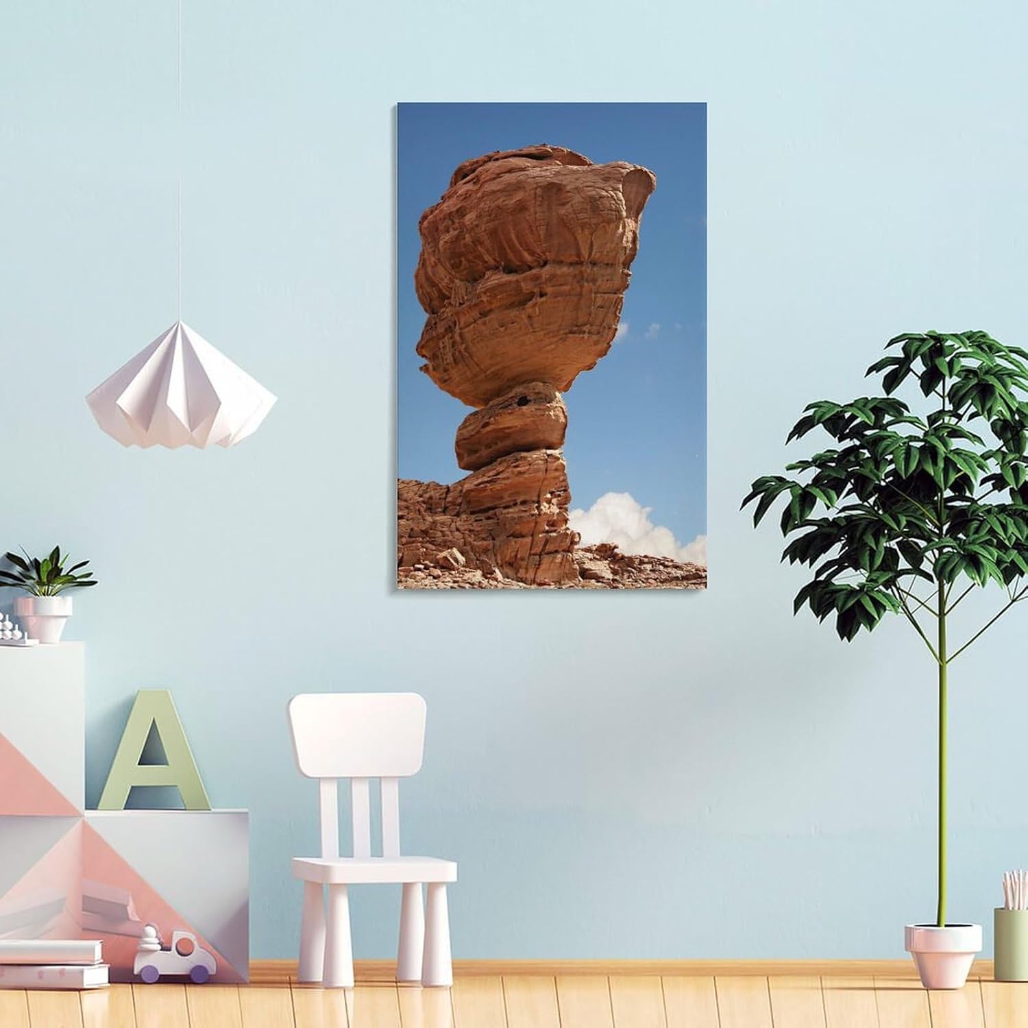 71rg5kUeZVL._AC_SL1500_.jpg Wall Posters Mushroom Rock Pedestal Landscape Poster Prints Poster Decorative Painting Canvas Wall Art Living Room Posters Bedroom Painting 20x30inch(50x75cm) - Image 4