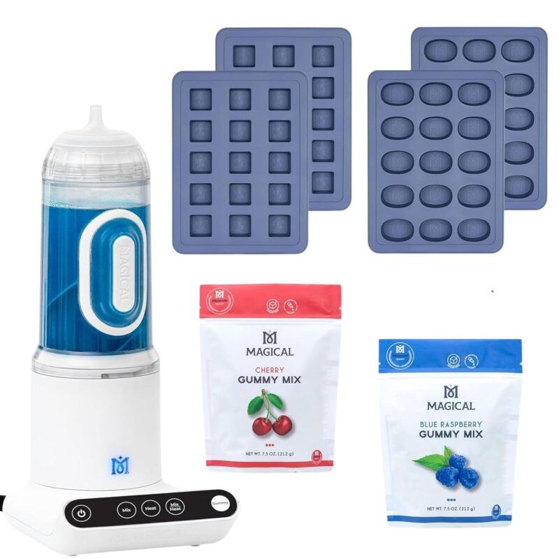 Magical Butter Gummy Maker Set with Gummy Molds and Gummy Mixes