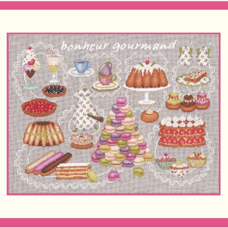Le Bonheur des Dames Cross Stitch Kit Greedy Lucky Mushroom Counted Pattern 43 x 31 cm