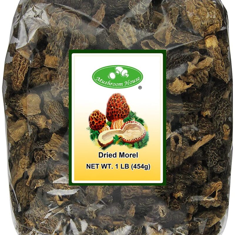 Mushroom House Dried Mushrooms, Premium Morel, 1 Pound