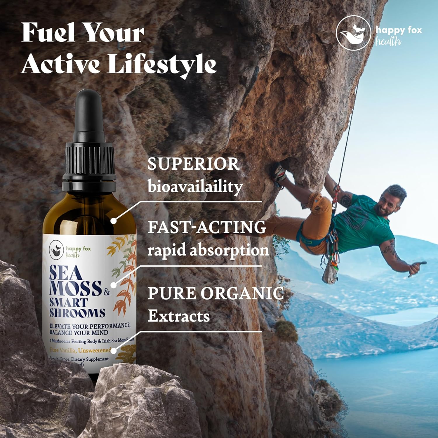 81a6yaKnbuL._AC_SL1500_.jpg Brain & Body Raw Bundle - Organic Sea Moss for Seamoss Gel (Family Size) & Smart Shrooms Liquid Drops in Vanilla Flavor - Irish Sea Moss & Mushroom Complex, Nootropic Brain Supplements for Memory & Fo - Image 7
