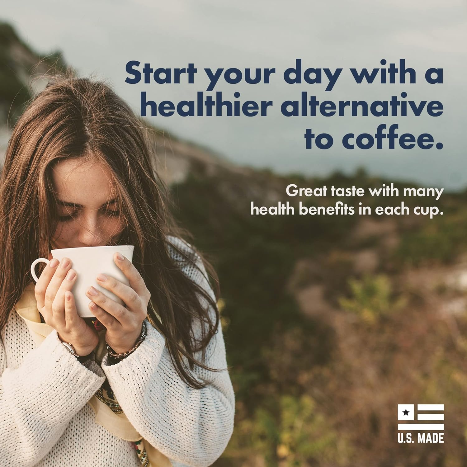 81il9l9zxYL._SL1500_.jpg Monkey Brew - Organic Mushroom Coffee Alternative Drink - Lion's Mane, Cordyceps, Turkey Tail, Maitake, Ashwagandha, Turmeric, Cacao - Nootropic Promotes Calmness Energy Focus & Gut Health, 30 Serving - Image 5