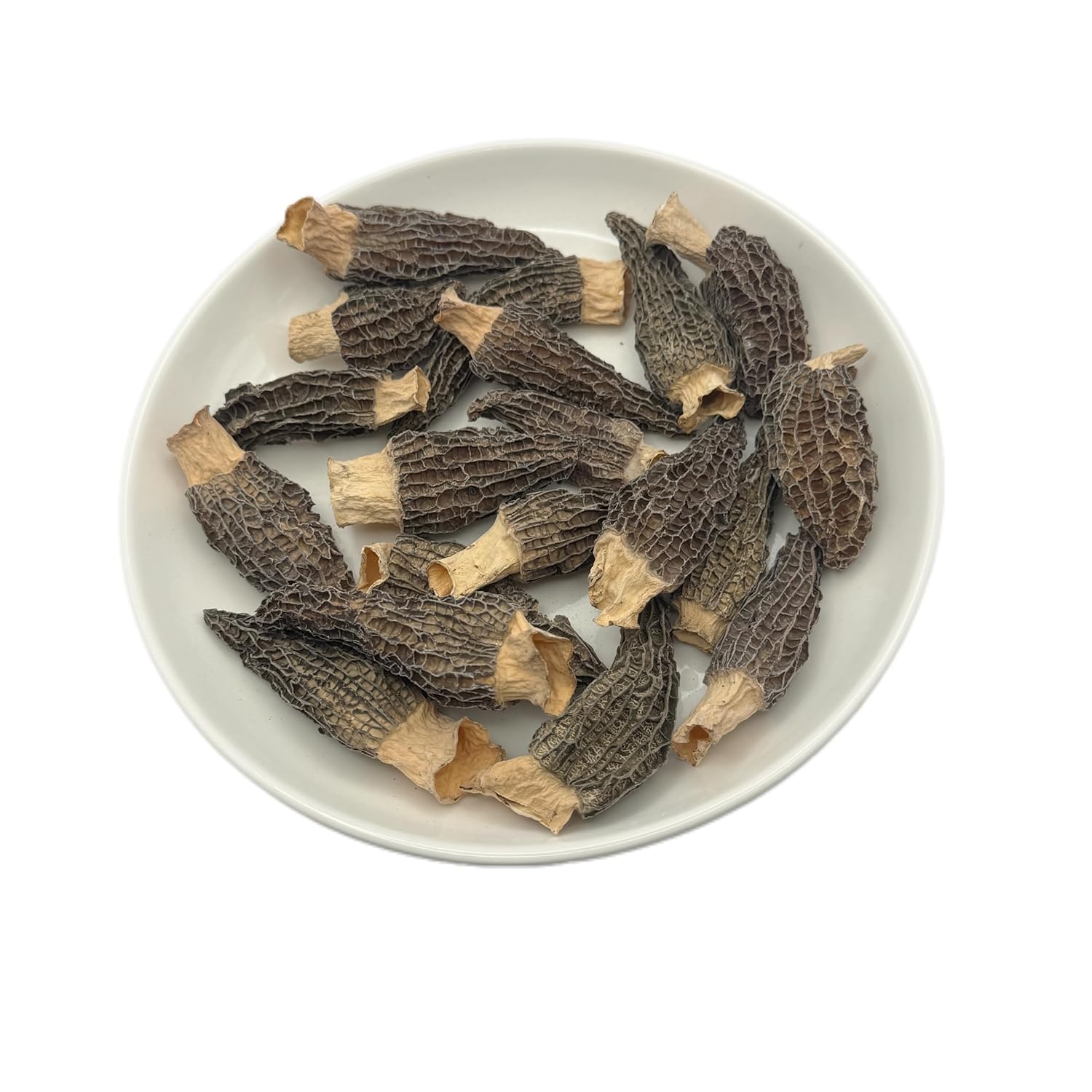 81kJsJurKIL._SL1500_.jpg Dried Morel Mushrooms Fresh- Intense Flavor for Gourmet Dishes, Nutrient-dense, and Vegan Organic Fresh-Like Dried Morels Mushrooms (5-7带柄羊肚菌),8oz - Image 3