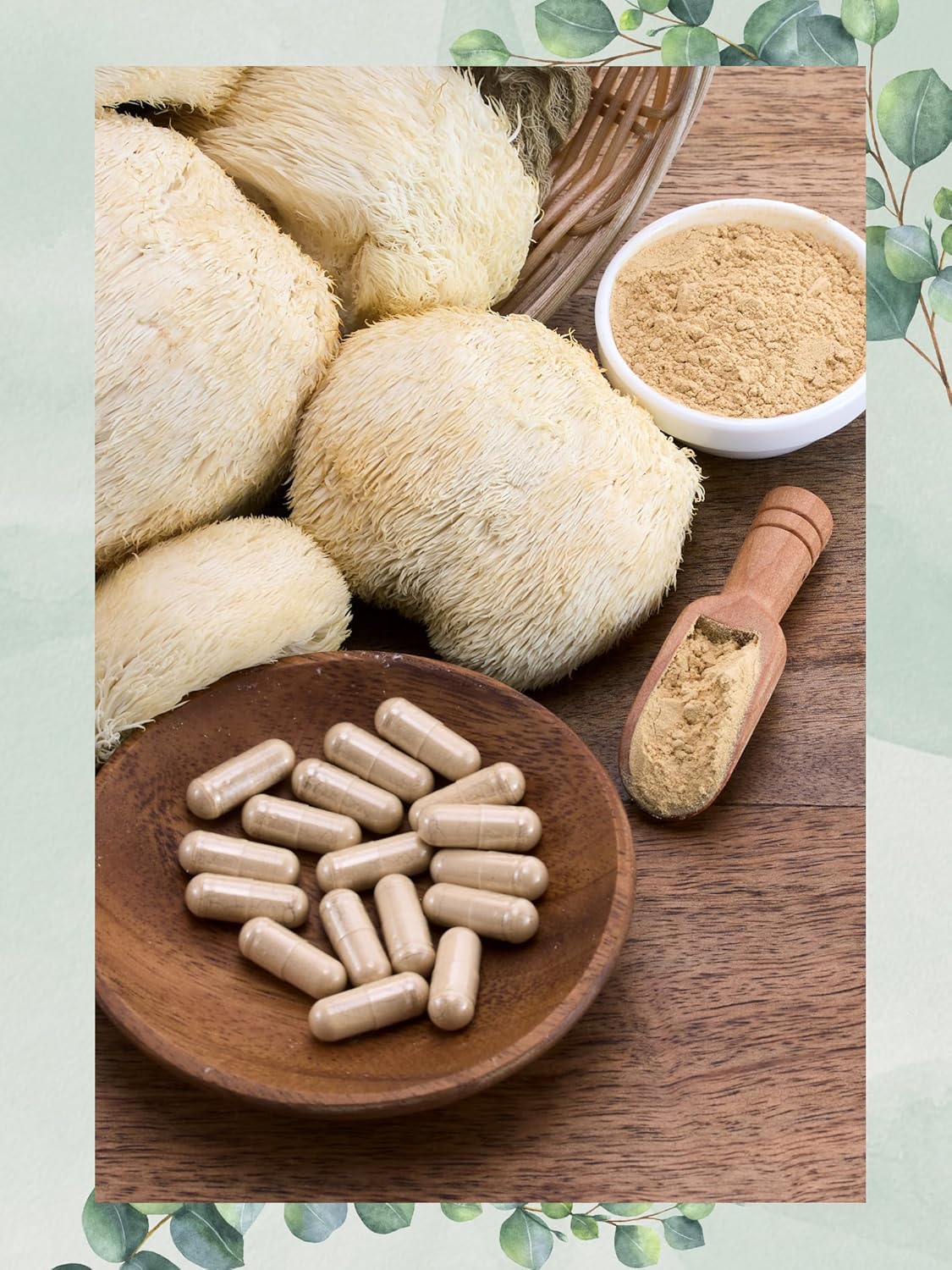 81n4Uu4vcOL._AC_SL1500_.jpg 50 gram Huge JAR of Freeze-Dried Lion's Mane Mushroom Slices. 1.5lbs Rehydrated. 100% Organic. 100% Made in USA. Great for Powder, Tea or Suppliment. No fillers. No Additives. Great for Stamets stack! - Image 7