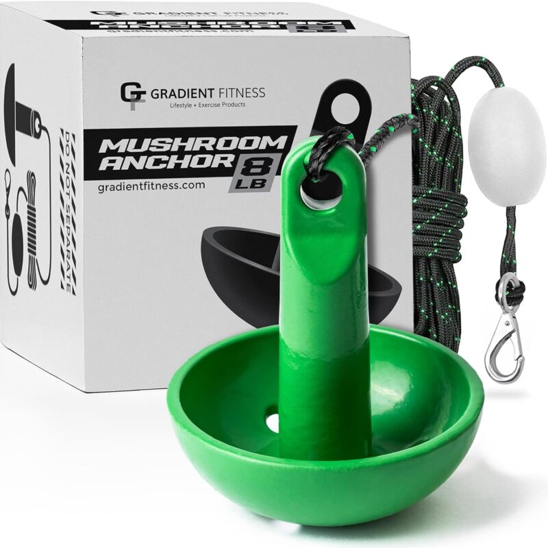 Gradient Fitness Kayak Anchor | Paddle Board Anchor, Small Boat and Canoe Anchors, Jet Ski Anchor, Jetski Accessory, PWC Anchor, Kayak Anchor Kit.