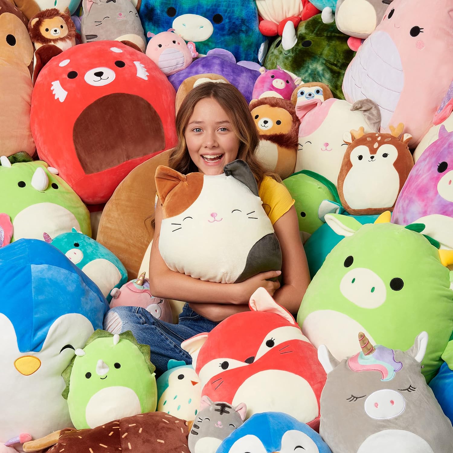 81x6TEbZHhL._AC_SL1500_.jpg Squishmallows 5-Inch 10-Pack Plush - Diane Bigfoot, Giles Grasshopper, Maritza Cactus, Nico Axolotl, Rachel Mushroom, and More - Ultrasoft Official Kelly Toy Plush - Amazon Exclusive - Image 15