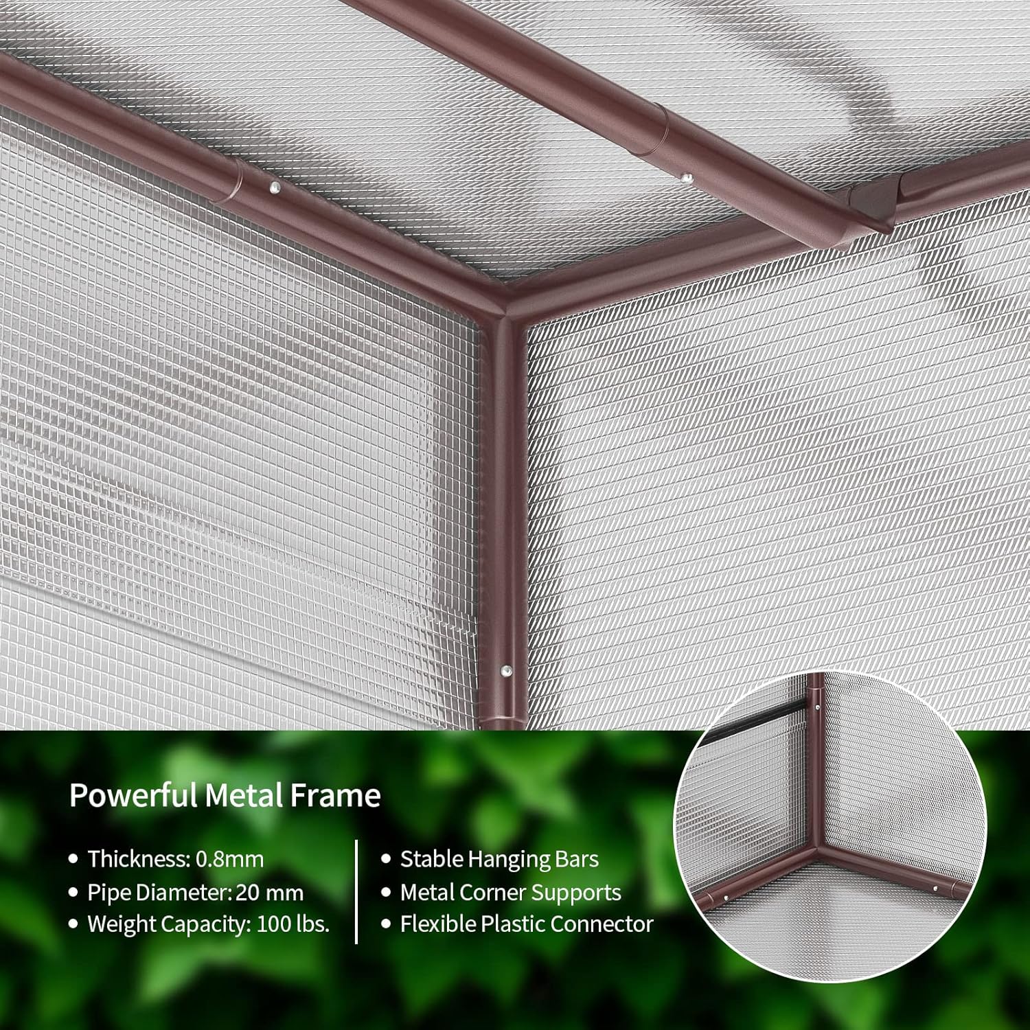 9138bS9KTJL._AC_SL1500_.jpg ATOUR 4x2 Grow Tent, 48"x24"x60''High Reflective Mylar 1680D Hydroponic Grow Tents, Waterproof Grow Tent with Double Cleart Observation Door and Floor Tray, for Indoor Plant Growing - Image 6