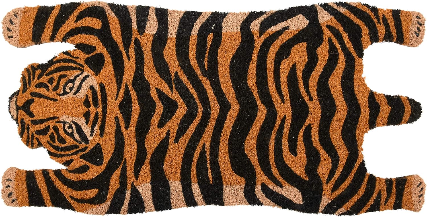 917oEYttdFL._AC_SL1500_.jpg Esschert Design Tiger Coir Doormat