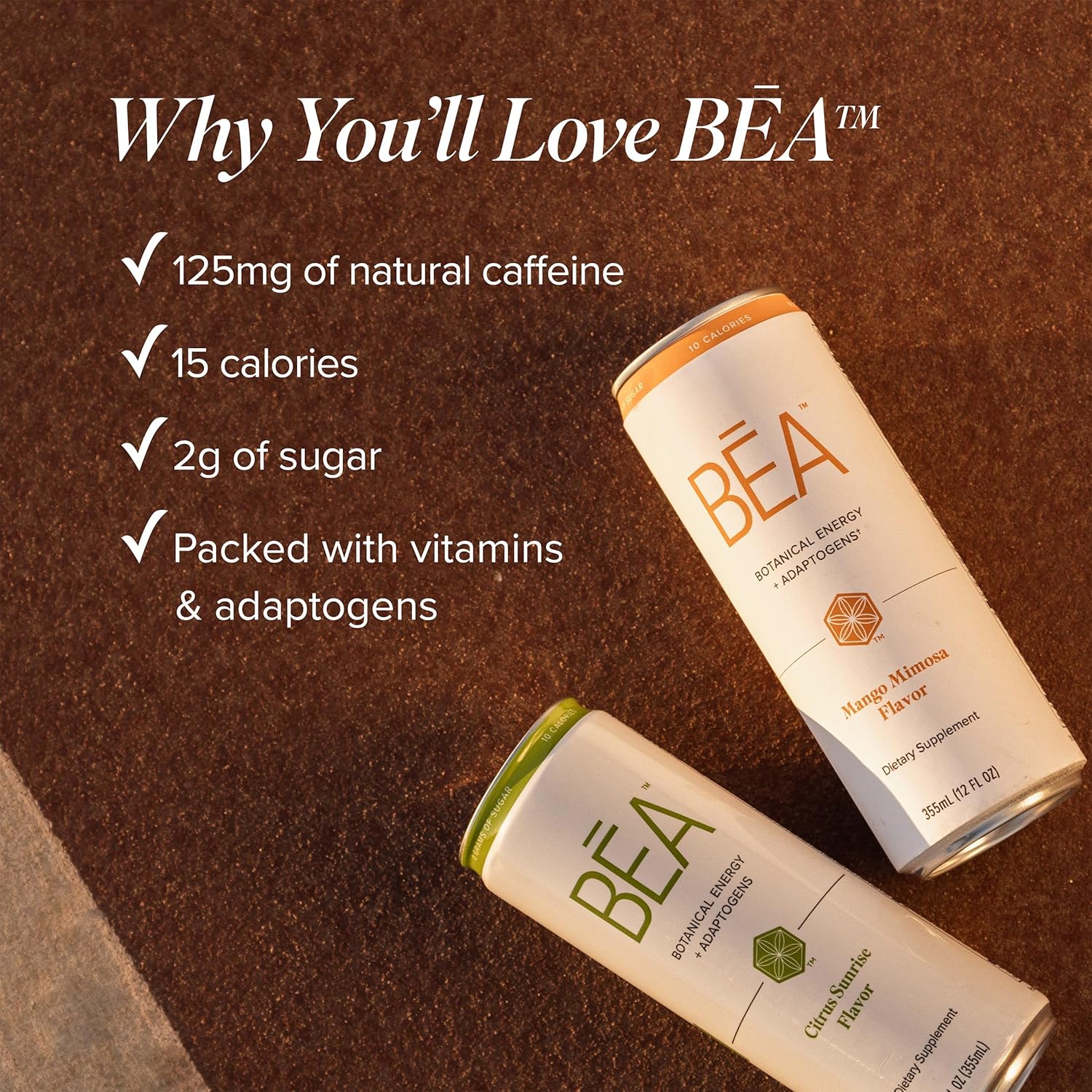 91EfFxqrdNL._SL1500_.jpg Isagenix BĒA™ Sparkling Energy Drink – Botanical Energy + Adaptogens – Mango Mimosa (12 Servings) - Image 3