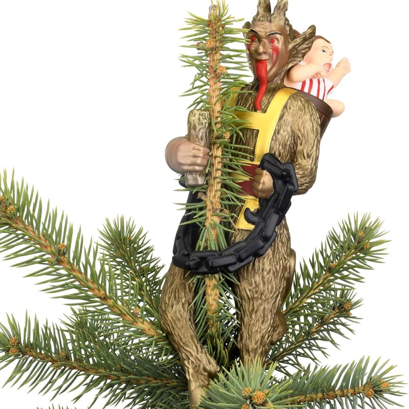 Tree Buddees Creepy Krampus Tree Topper for Christmas or Halloween Trees - Large 10"