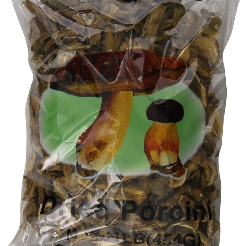 Mushroom House Dried Porcini Mushrooms Grade AAA Premium, 1 Pound