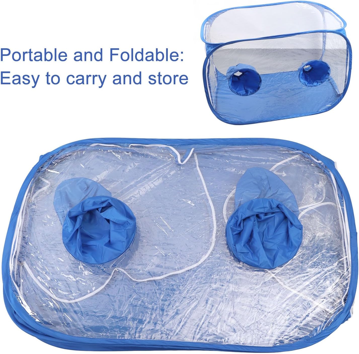 1742591198_71ihAq6o7UL._AC_SL1500_.jpg Large Mushroom Growing Kit Mushroom Grow Tent, Mushroom Grow Box Still Air Box Mycology Mushroom Grow Tent Laminar Hood for Mushroom Growing - Image 4